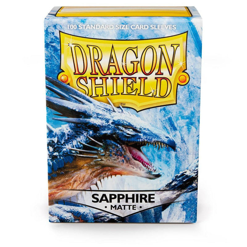 Dragon Shield: Standard 100ct Sleeves - Sapphire (Matte) - Inner Nerd