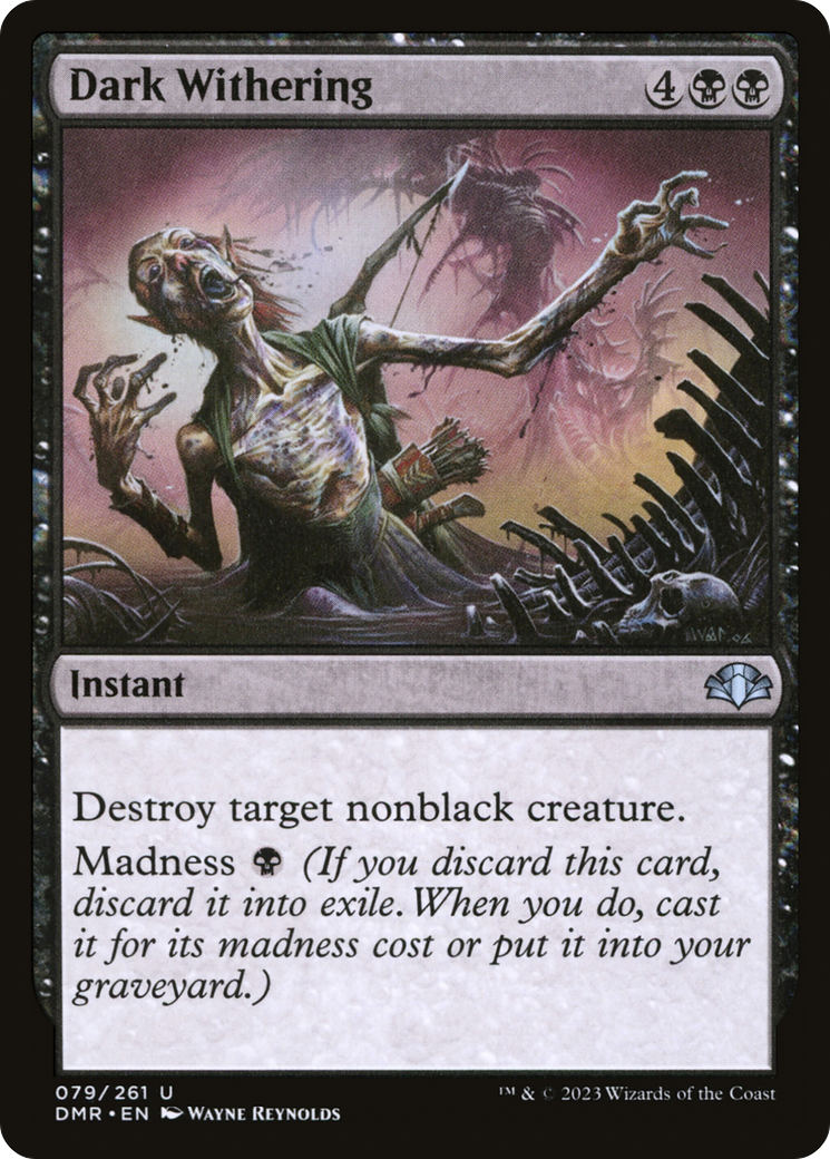 Dark Withering (79) [Dominaria Remastered]
