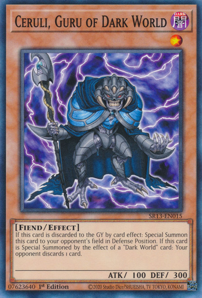 Ceruli, Guru of Dark World (SR13-EN015) (Structure Deck: Dark World)