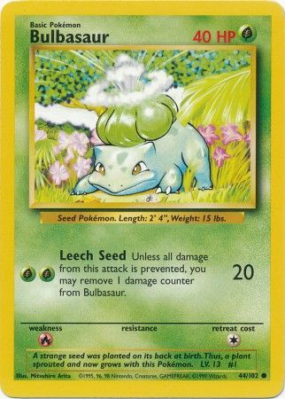 Bulbasaur (044/102) (Base Set)