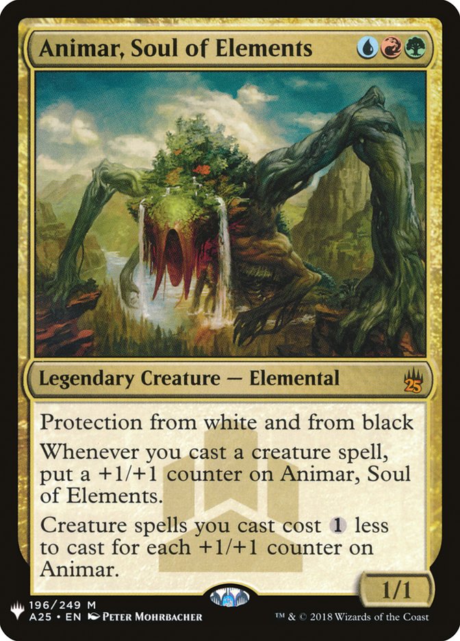 Animar, Soul of Elements (196) [The List Reprints]