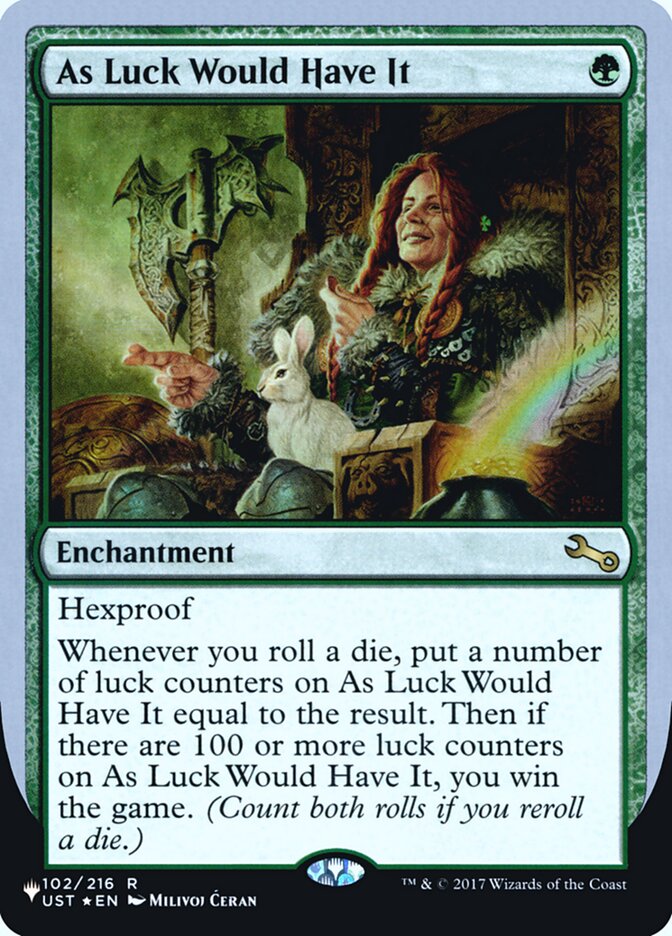 As Luck Would Have It (102/216) [The List Reprints]