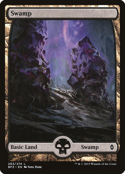 Swamp (263) - Full Art (263) (Battle for Zendikar)