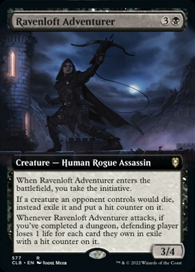 Ravenloft Adventurer (Extended Art) (577) (Commander Legends: Battle for Baldur's Gate)