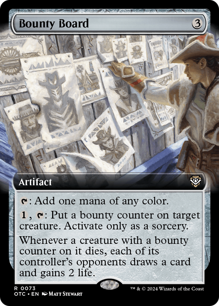 Bounty Board (Extended Art) (73) [Outlaws of Thunder Junction]