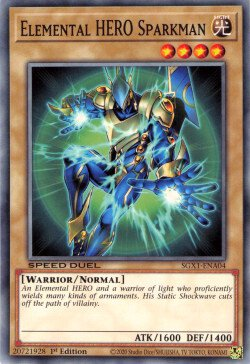 Elemental HERO Sparkman (SGX1-ENA04) (Speed Duel GX: Duel Academy Box)