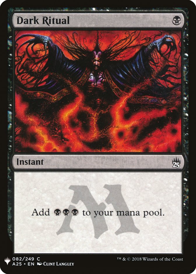 Dark Ritual (A25) (82) [The List Reprints]