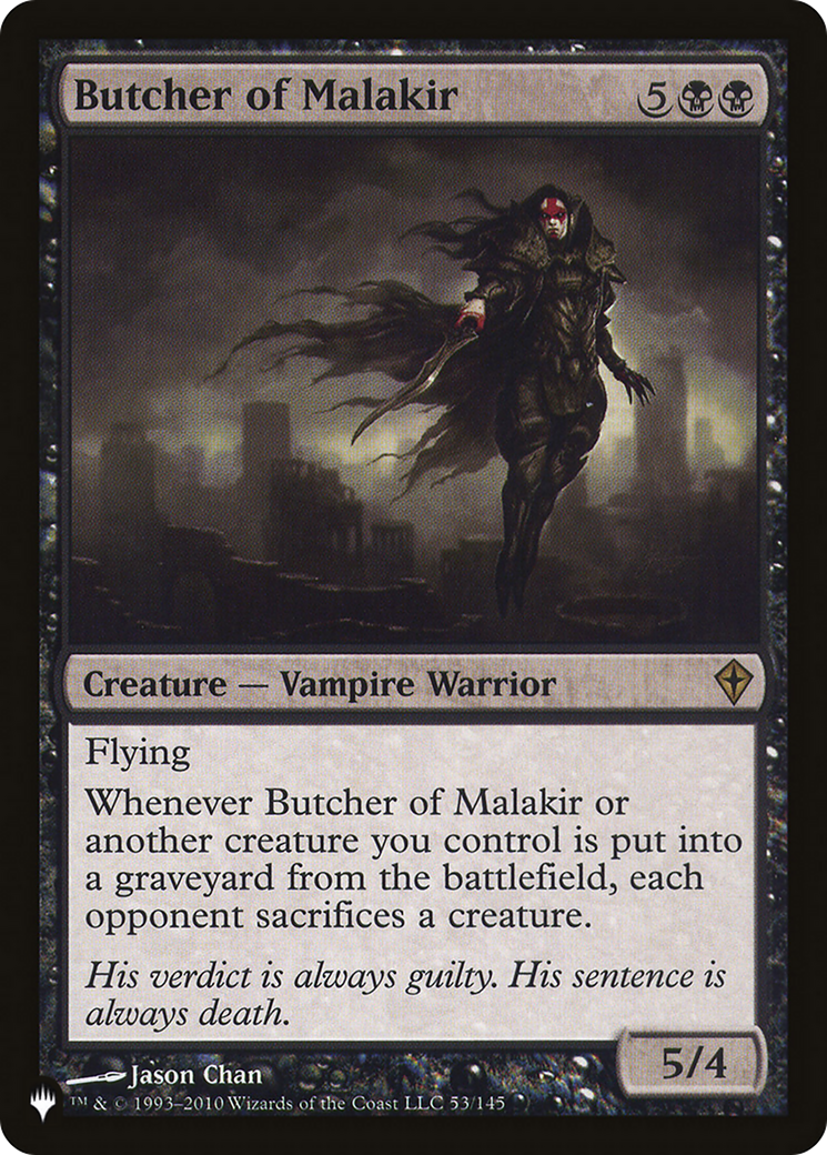 Butcher of Malakir (53) [The List Reprints]