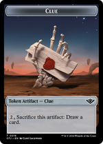 Clue // Plot Double-Sided Token (16 // 20) [Outlaws of Thunder Junction]