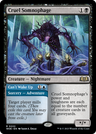 Cruel Somnophage (222) [Wilds of Eldraine]