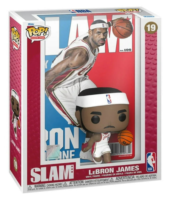 Funko Pop! NBA Cover: SLAM LeBron James Figure