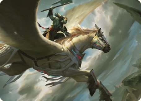 Cleaving Skyrider Art Card (5) [Dominaria United]