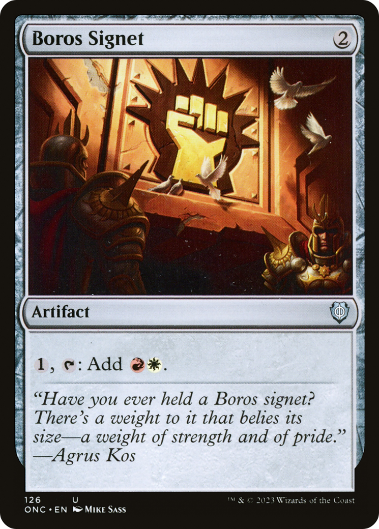 Boros Signet (126) [Phyrexia: All Will Be One]