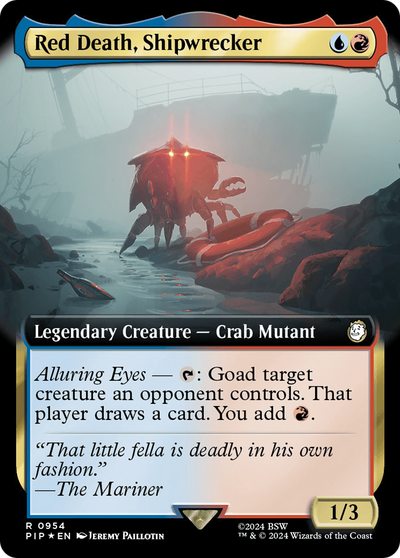 Red Death, Shipwrecker (Extended Art) (Surge Foil) (954) (Universes Beyond: Fallout)