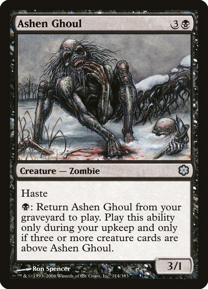 Ashen Ghoul (114) [Coldsnap Theme Deck Reprints]
