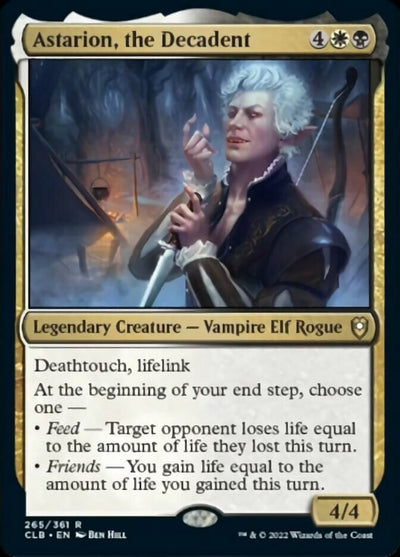 Astarion, the Decadent (265) [Commander Legends: Battle for Baldur's Gate]