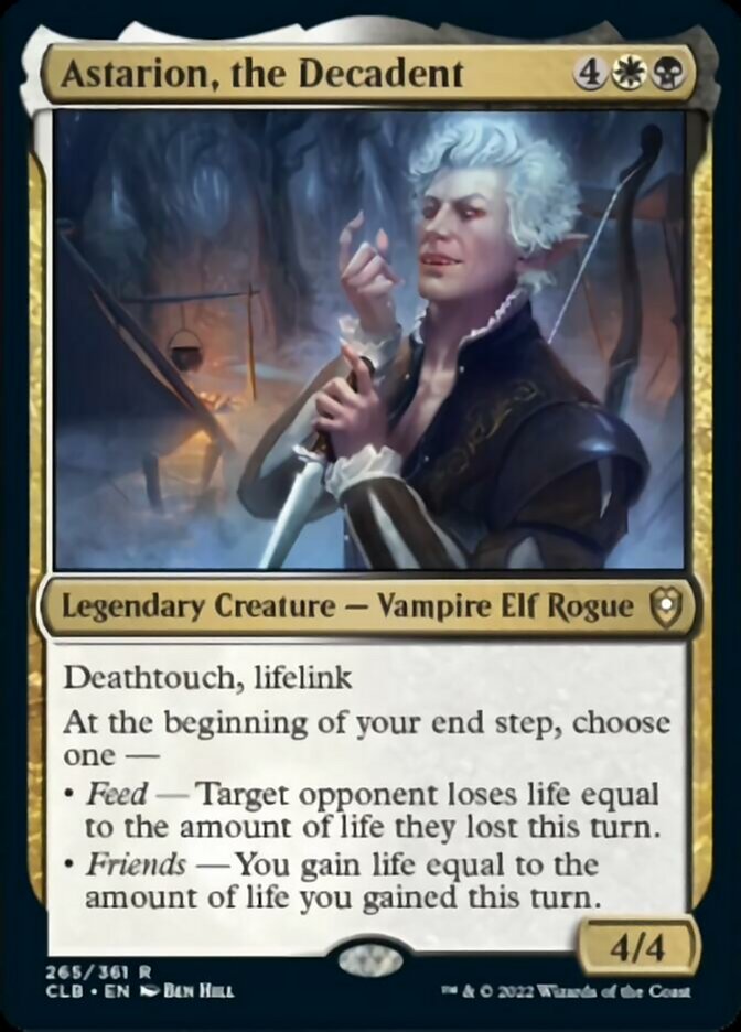 Astarion, the Decadent (265) [Commander Legends: Battle for Baldur's Gate]