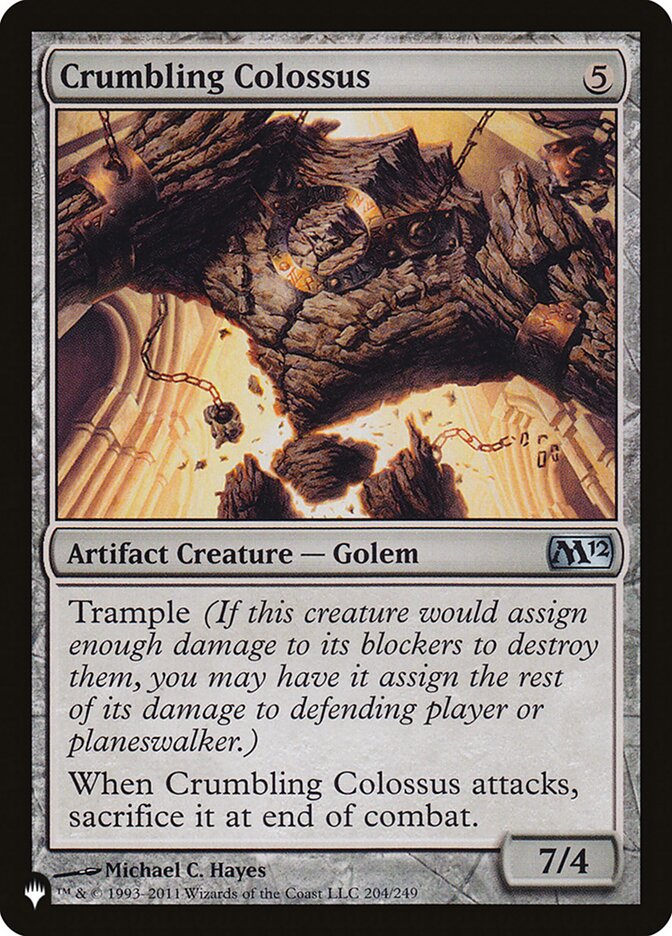 Crumbling Colossus (204/249) [The List Reprints]