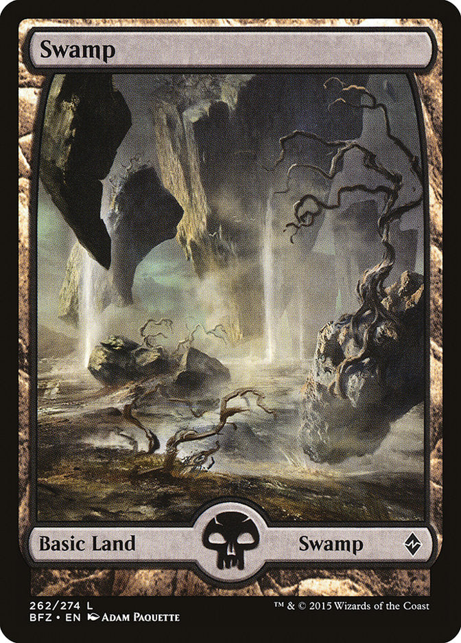 Swamp (262) - Full Art (262) (Battle for Zendikar)