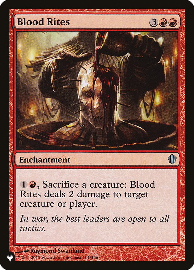 Blood Rites (101/356) [The List Reprints]