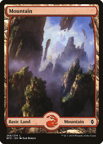 Mountain (266) - Full Art (266) (Battle for Zendikar)