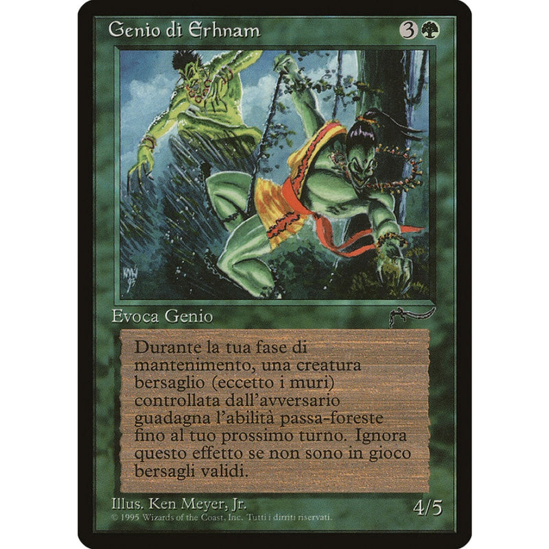 Erhnam Djinn (Italian) - Genio Di [Rinascimento] Mtg Single