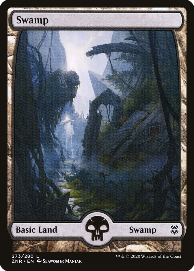 Swamp (273) - Full Art (273) (Zendikar Rising)