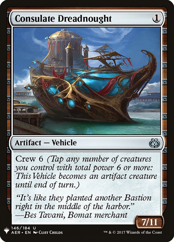 Consulate Dreadnought (146) [The List Reprints]