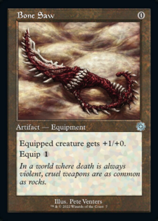 Bone Saw (7) [The Brothers' War: Retro Frame Artifacts]