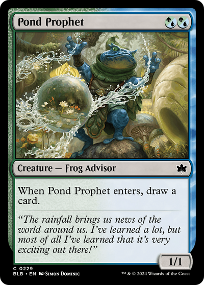 Pond Prophet (229) (Bloomburrow)