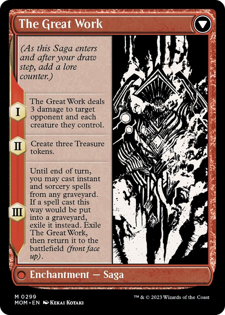 Urabrask // The Great Work (Multiverse Legends) [March of the Machine]