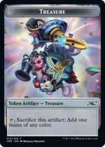 Clown Robot (002) // Treasure (013) Double-sided Token [Unfinity]