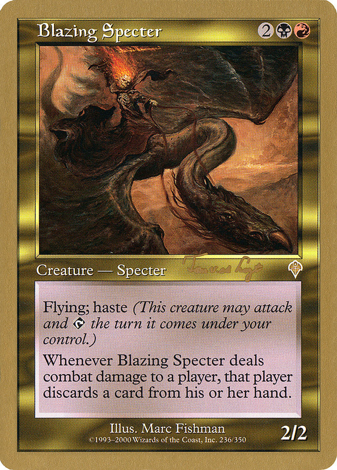 Blazing Specter - 2001 Tom van de Logt (INV) [World Championship Decks]