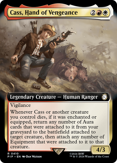 Cass, Hand of Vengeance (Extended Art) (410) (Universes Beyond: Fallout)