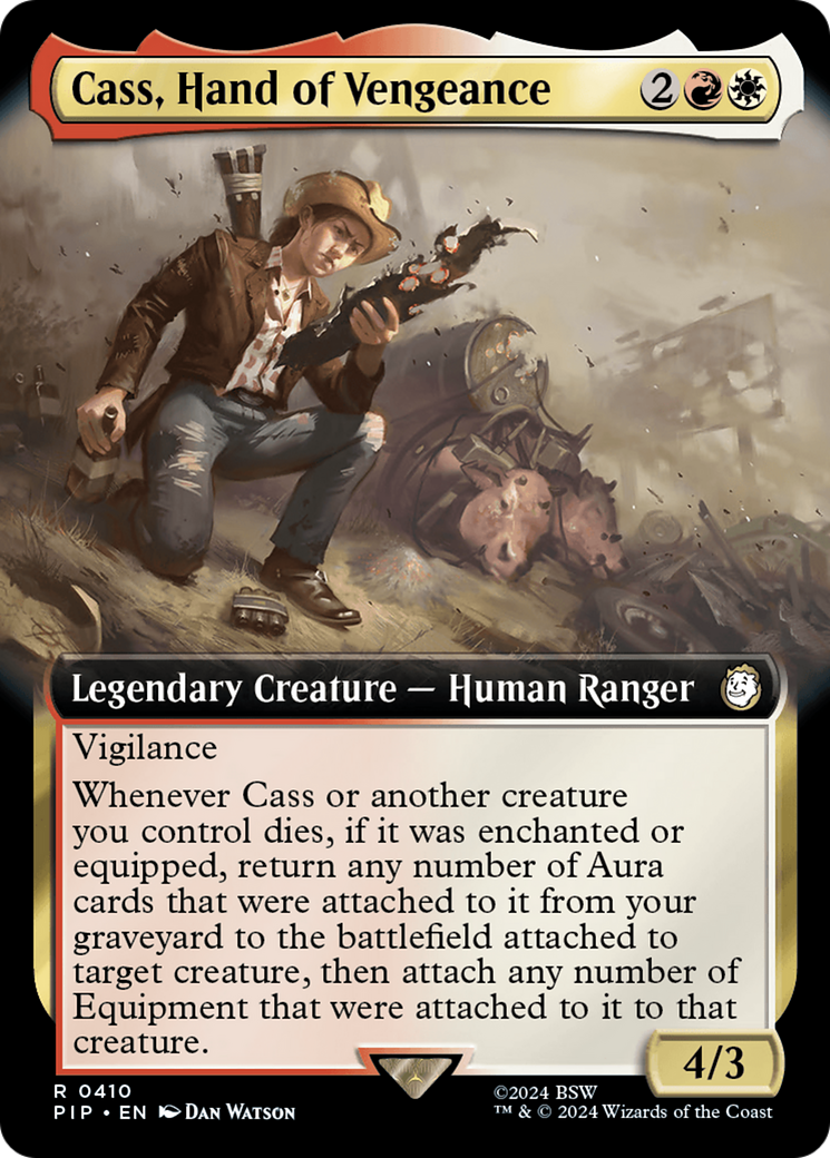 Cass, Hand of Vengeance (Extended Art) (410) (Universes Beyond: Fallout)