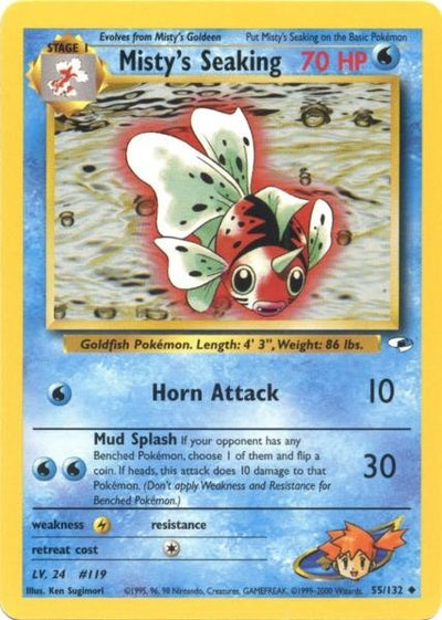 Misty's Seaking (055/132) (Gym Heroes)