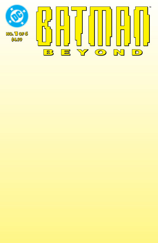 Batman Beyond #1 Facsimile Edition Cover B Blank Card Stock Variant