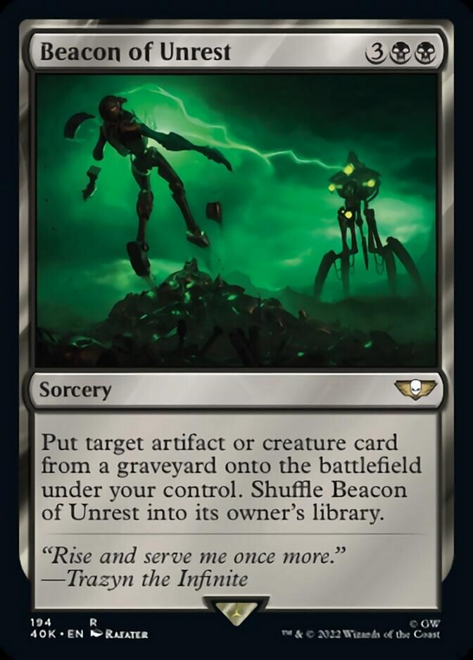 Beacon of Unrest (Surge Foil) (194) [Universes Beyond: Warhammer 40,000]