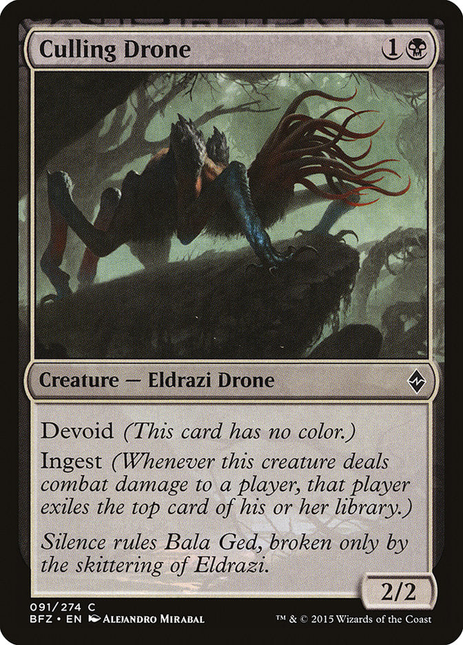 Culling Drone (91) [Battle for Zendikar]