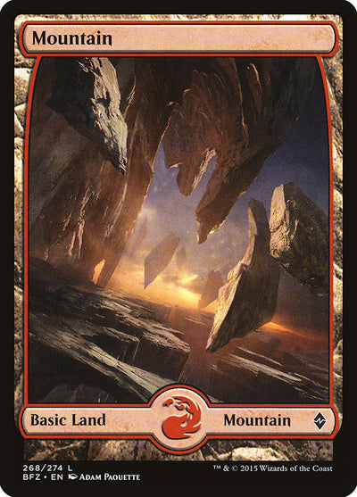Mountain (268) - Full Art (268) (Battle for Zendikar)