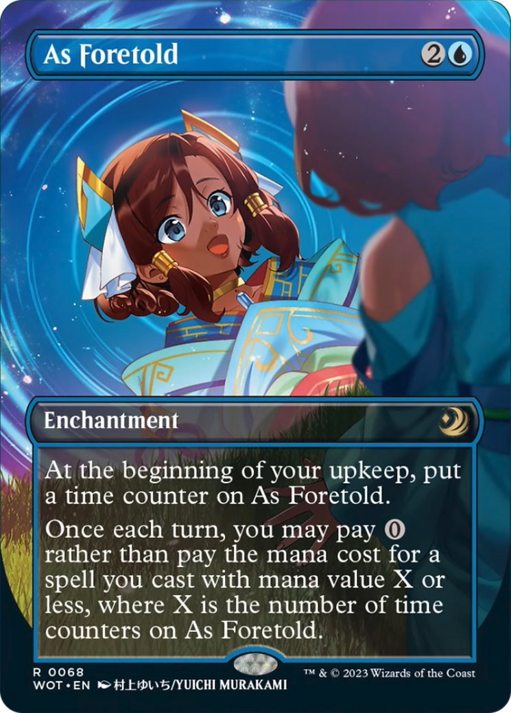 As Foretold (Anime Borderless) (68) [Wilds of Eldraine: Enchanting Tales]