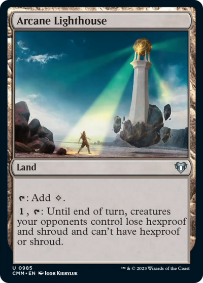 Arcane Lighthouse (985) [Commander Masters]
