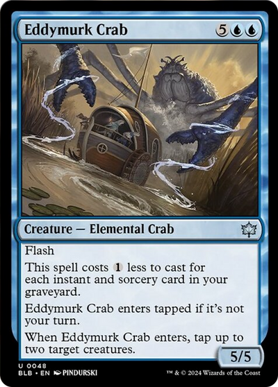 Eddymurk Crab (48) (Bloomburrow)
