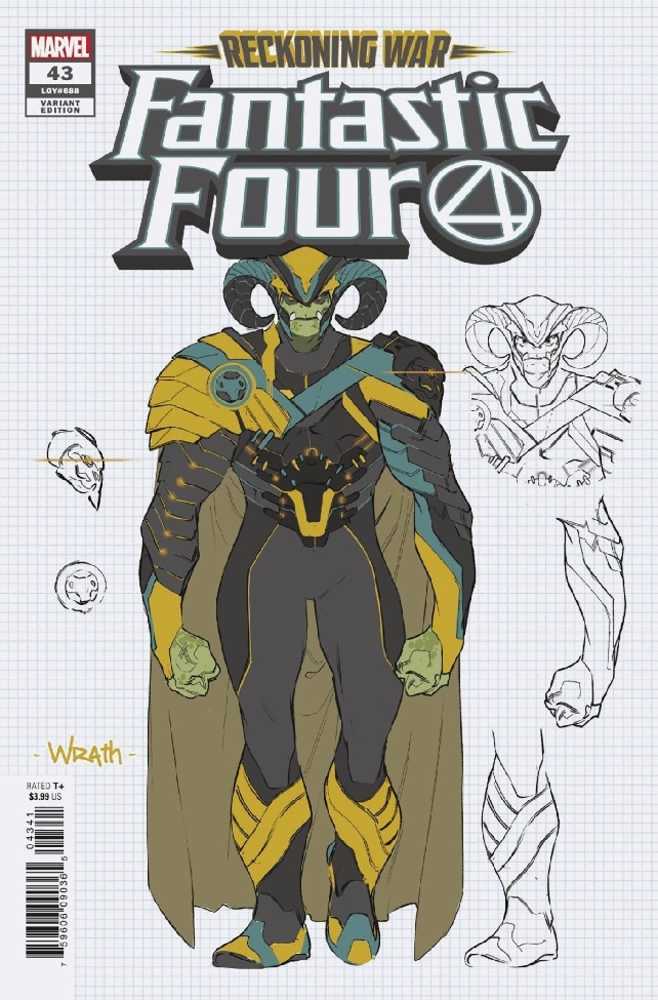 Fantastic Four #43 Silva Concept Art Variant - Inner Nerd