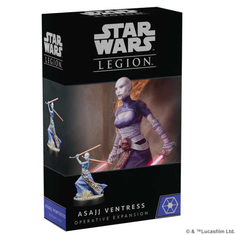 Fantasy Flight Games - Star Wars: Legion Asajj Ventress Commander Expansion Pack Trading Card Game