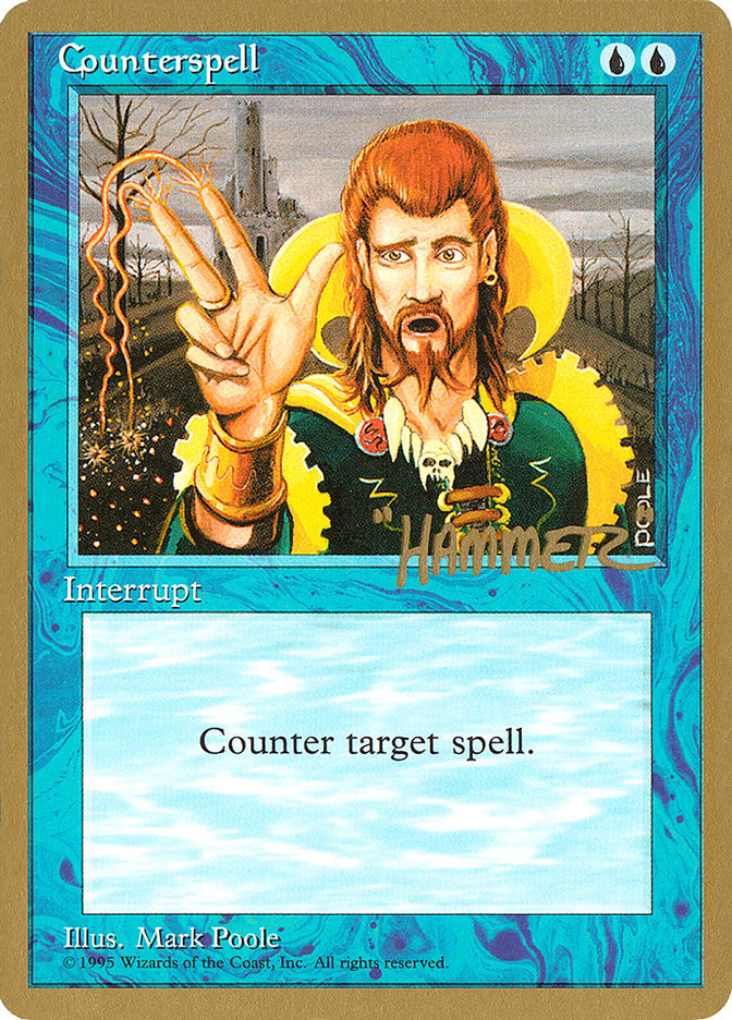 Counterspell - 1996 Shawn "Hammer" Regnier (4ED) [World Championship Decks]