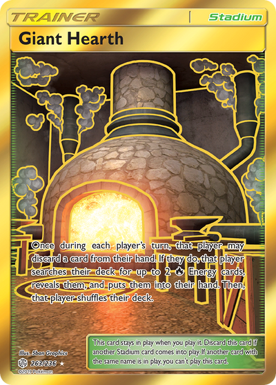 Giant Hearth (Secret) (263/236) (SM - Cosmic Eclipse)