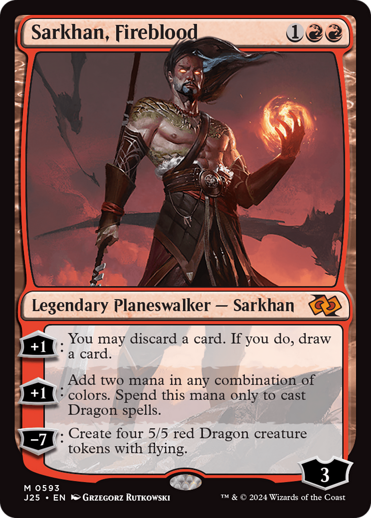Sarkhan, Fireblood (593) (Foundations Jumpstart)