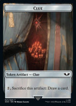 Astartes Warrior (001) // Clue Double-Sided Token (1 // 21) [Universes Beyond: Warhammer 40,000]