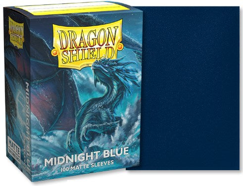 Dragon Shield: Standard 100ct Sleeves - Midnight Blue (Dual Matte)